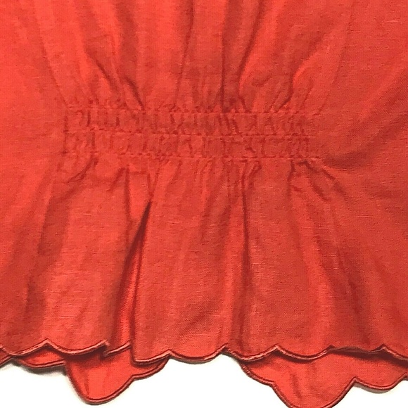 SOLD Talbots 10 Linen Sleeveless Blouse Top EUC - Picture 5 of 8